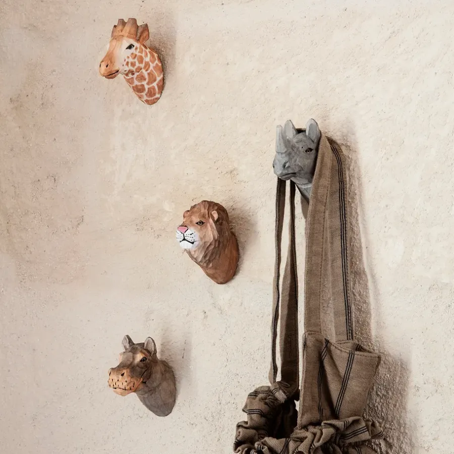 Ferm Living Animal haak, Leeuw< Haken & Hangers|Opbergoplossingen Voor De Kinderkamer