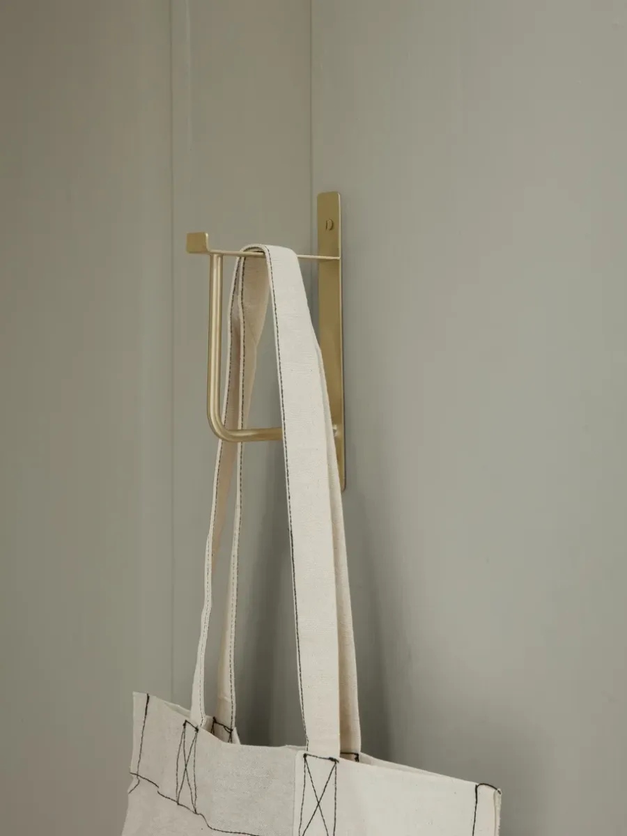 Ferm Living kledinghanger, Brass< Kapstokken & Hangrekken