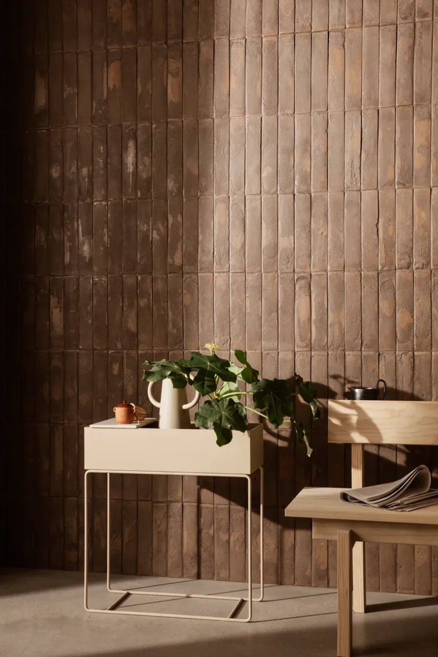 Ferm Living plantenbak, Cashmere (beige)< Bloempotten