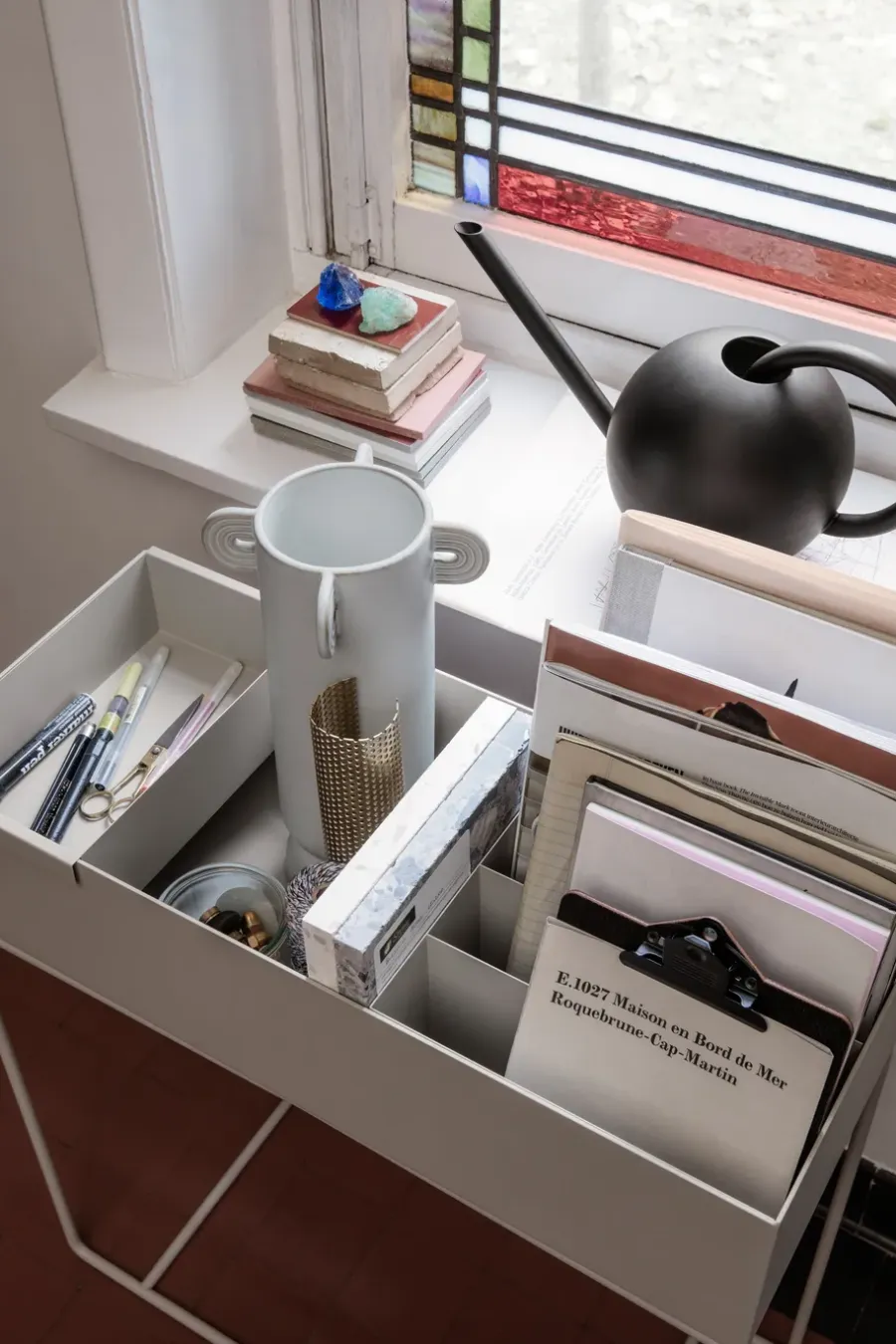 Ferm Living plantenbak, grijs< Bloempotten