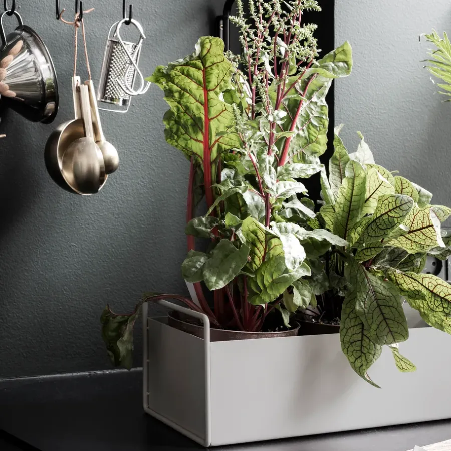 Ferm Living plantenbak klein, lichtgrijs< Bloempotten