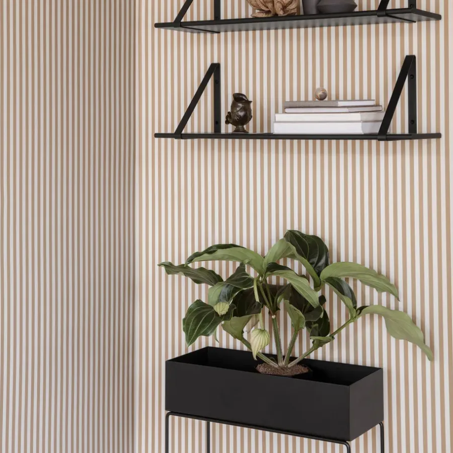 Ferm Living plantenbak, zwart< Bloempotten