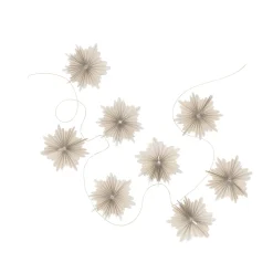 Scandi Living Festive girlang 3 M, Wit< Kerstdecoraties
