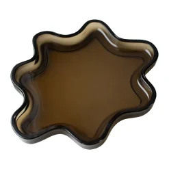 DBKD Filter decoratieschaal, Brown, Ø22x2 cm< Decoratieve Accessoires|Decoratieve Dienbladen