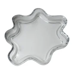 DBKD Filter decoratieschaal, Clear, Ø22x2 cm< Decoratieve Accessoires|Decoratieve Dienbladen