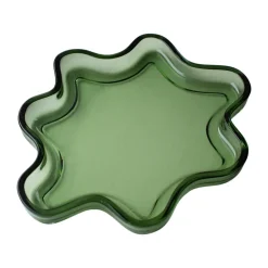 DBKD Filter decoratieschaal, Green, Ø22x2 cm< Decoratieve Accessoires|Decoratieve Dienbladen