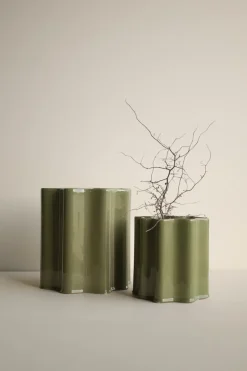 DBKD Filter pot, Shiny green, Ø25 cm< Vazen