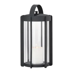 Zone Denmark Firefly lantaarn windlicht25 cm, Black< Kaarsenhouders & Kaarsenborden