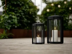 Zone Denmark Firefly lantaarn windlicht 35 cm, Black< Kaarsenhouders & Kaarsenborden