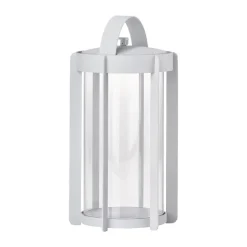 Zone Denmark Firefly lantaarn windlicht25 cm, Soft Grey< Kaarsenhouders & Kaarsenborden
