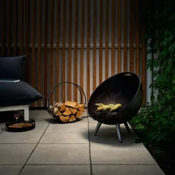 Eva Solo FireGlobe haardhout houder, Zwart< Opbergmanden