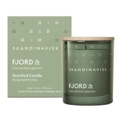 Skandinavisk Fjord geurkaars met deksel, 65 g< Geurkaarsen & Aroma Diffusers
