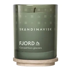 Skandinavisk Fjord geurkaars met deksel, 65 g< Geurkaarsen & Aroma Diffusers