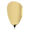 Audo Copenhagen Flambeau wandkandelaar 40 cm, Black-polished brass< Kandelaars