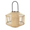 Broste Copenhagen Flax lantaarn bamboe, Groot< Kaarsenhouders & Kaarsenborden