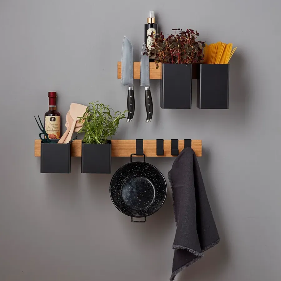 Gejst Flex Box groot 15,5 cm, Zwart< Planken & Planksystemen