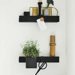 Gejst Flex Rail magneetrail 40 cm, Zwartgebeitst eiken-zwart< Planken & Planksystemen