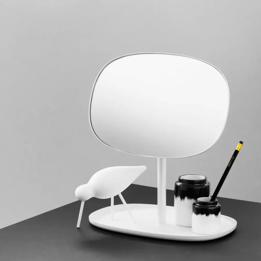 Normann Copenhagen Flip spiegel, wit< Tafelspiegels