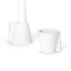 Solstickan Design Flipp kaarsenhouder 5x6 cm, Wit< Kandelaars