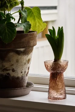 Scandi Living Flor hyacintvaas, Bruin< Vazen
