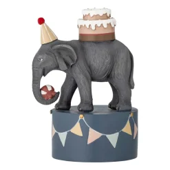 Bloomingville Flor kandelaar 18 cm, Olifant< Kandelaars|Kinderkamer Interieuraccessoires
