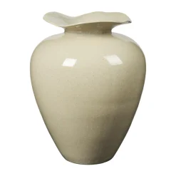 Broste Copenhagen Florentina vaas L 44 cm, Beige< Vazen