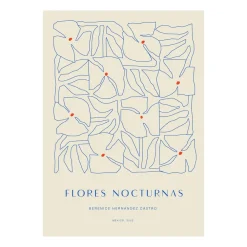 Paper Collective Flores Nocturnas 01 poster, 30x40 cm< Posters