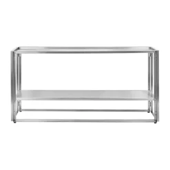 Kristina Dam Studio Foldable console 124x60 cm, Geborsteld roestvrij staal< Tv- & Mediameubels|Ladekasten & Dressoirs