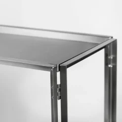 Kristina Dam Studio Foldable console 124x60 cm, Geborsteld roestvrij staal< Tv- & Mediameubels|Ladekasten & Dressoirs