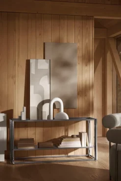 Kristina Dam Studio Foldable console 124x60 cm, Geborsteld roestvrij staal< Tv- & Mediameubels|Ladekasten & Dressoirs