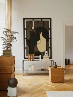Kristina Dam Studio Foldable console 124x60 cm, Geborsteld roestvrij staal< Tv- & Mediameubels|Ladekasten & Dressoirs