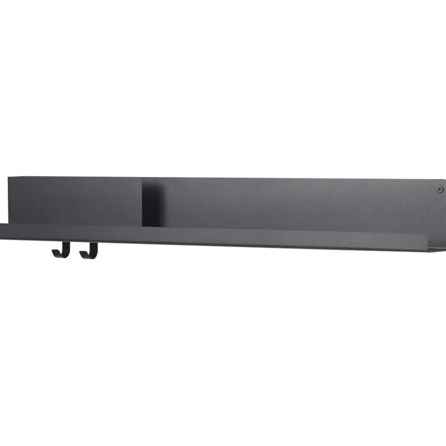 Muuto Folded plank groot, zwart< Planken & Planksystemen