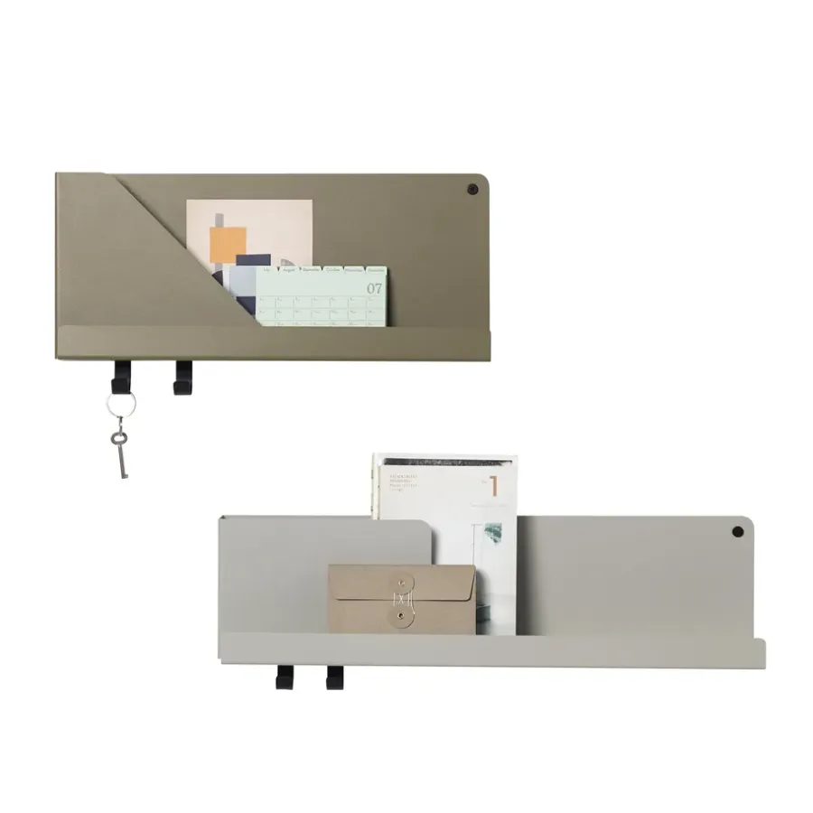 Muuto Folded plank klein, olijf< Planken & Planksystemen