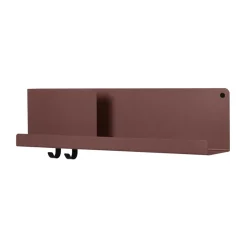Muuto Folded plank middel, Deep Red< Planken & Planksystemen