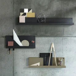 Muuto Folded plank 29,5x40 cm, Grey< Planken & Planksystemen