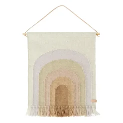 OYOY Follow the rainbow wanddecoratie 55x69 cm, Lavender< Wanddecoraties|Kinderkamer Interieuraccessoires