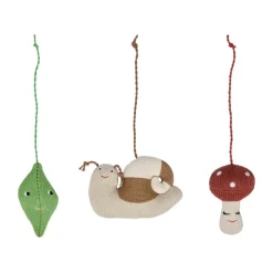 OYOY Forest play speelgoed voor babygym, Brown-green-red< Kinderkamer Interieuraccessoires|Kinderkamer Interieuraccessoires