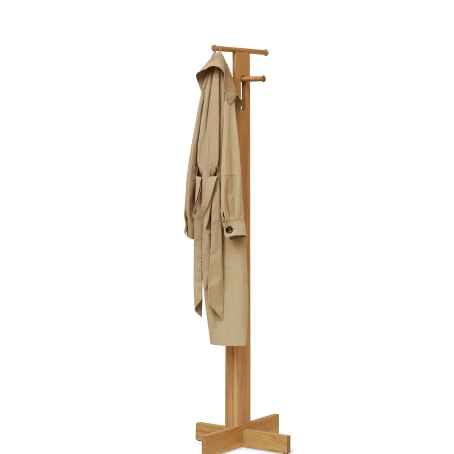 Form & Refine Foyer rockhanger 173,3 cm, Eikenhout< Kapstokken & Hangrekken