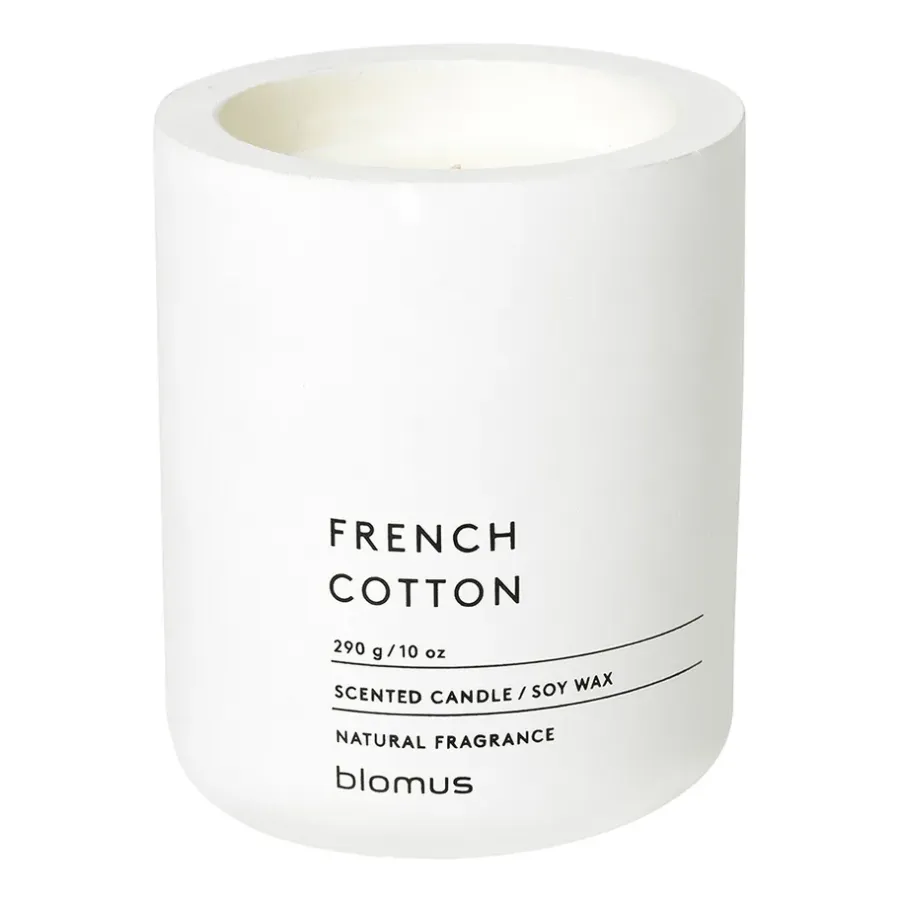 Blomus Fraga geurkaars 55 uur, French Cotton-Lily White< Geurkaarsen & Aroma Diffusers