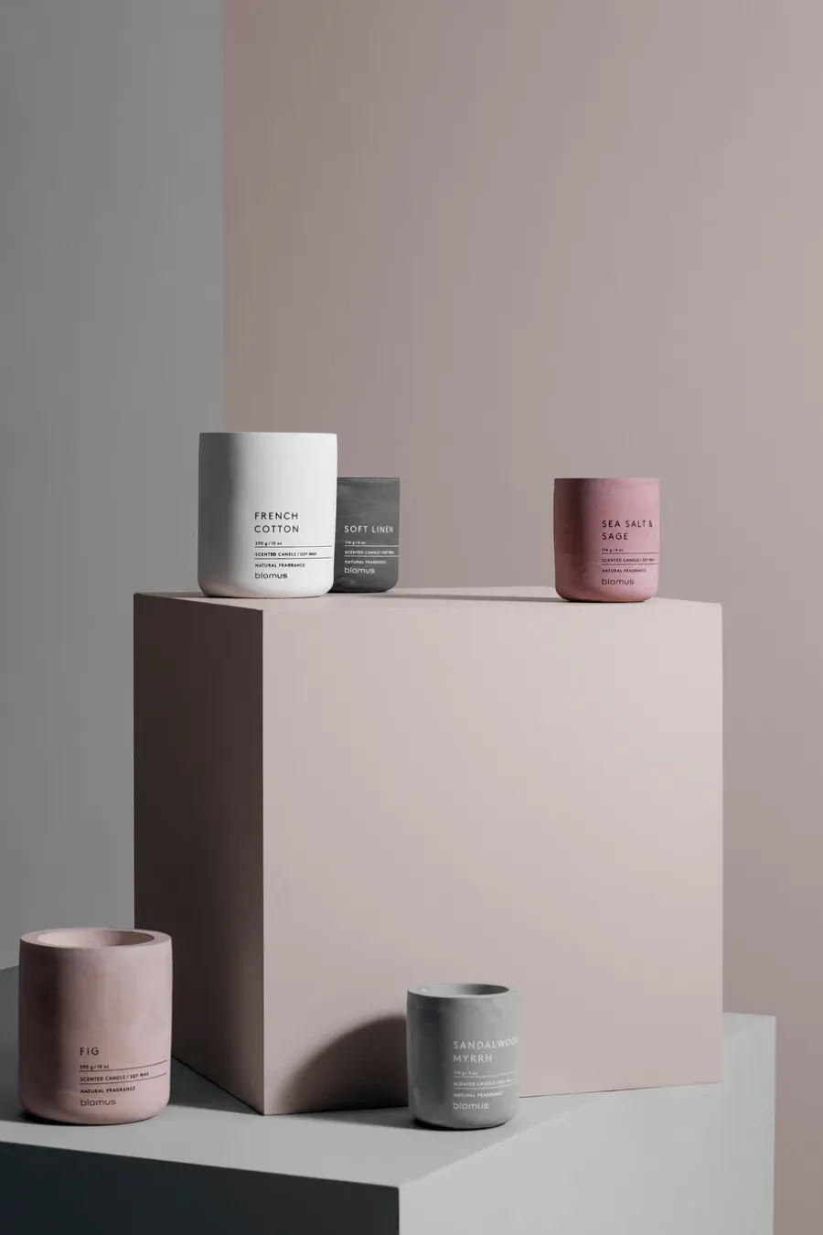Blomus Fraga geurkaars 24 uur, Sea salt & Sage-Withered Rose< Geurkaarsen & Aroma Diffusers