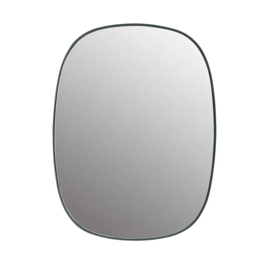 Muuto Framed spiegel, Dark green, 59x44 cm< Wandspiegels