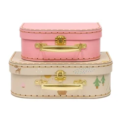 OYOY Friends in the Forest kofferset 2-delig, Deer & Duck< Kinderkamer Interieuraccessoires|Kinderkamer Interieuraccessoires