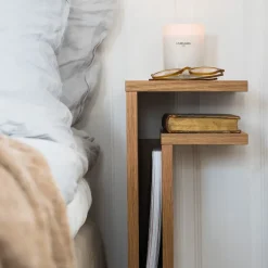 Maze F-shelf muurplank eikenhout, Plank naar rechts< Planken & Planksystemen