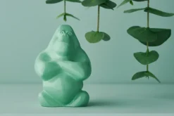 Kosta Boda Gabba Gabba Hey sculptuur 120 mm, Mint green< Glaskunst