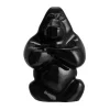 Kosta Boda Gabba Gabba Hey sculptuur 120 mm, Zwart< Glaskunst