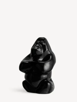 Kosta Boda Gabba Gabba Hey sculptuur 120 mm, Zwart< Glaskunst