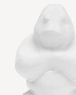 Kosta Boda Gabba Gabba Hey sculptuur 120 mm, Cloudy white< Glaskunst