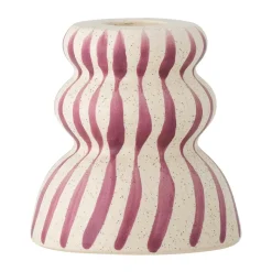 Bloomingville Gabin kandelaar 8 cm, Paars< Kaarsenhouders & Kaarsenborden