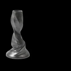 Ferm Living Gale kandelaar 13 cm, Blackened Aluminium< Kandelaars