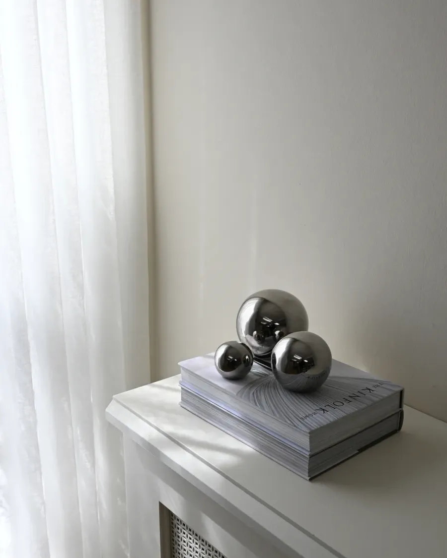 101 Copenhagen Gallery Balls decoratie 3-delig, Chrome< Decoratieve Accessoires